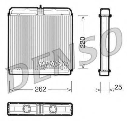 DENSO DRR12005 Теплообмінник, опалення салону