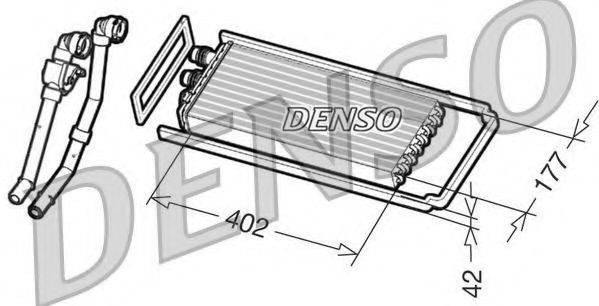 DENSO DRR12101 Теплообмінник, опалення салону