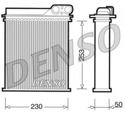 DENSO DRR23012 Теплообмінник, опалення салону