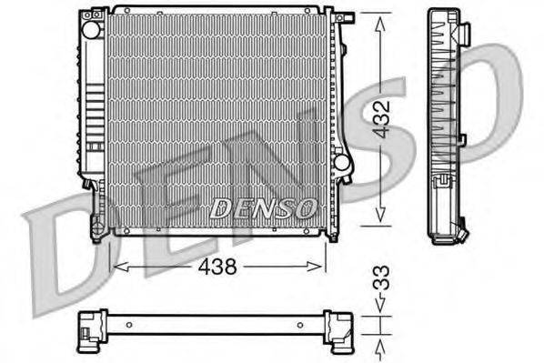 DENSO DRM05022 Радіатор, охолодження двигуна