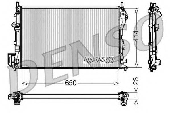 DENSO DRM20028 Радіатор, охолодження двигуна