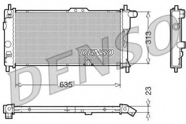 DENSO DRM20032 Радіатор, охолодження двигуна