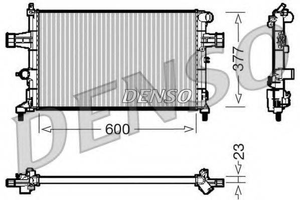 DENSO DRM20083 Радіатор, охолодження двигуна