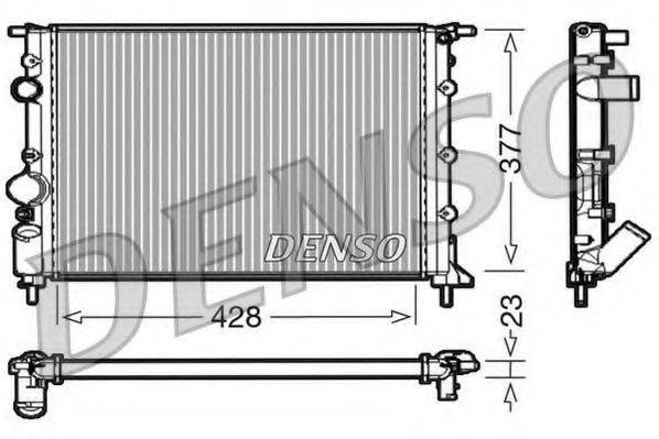 DENSO DRM23032 Радіатор, охолодження двигуна