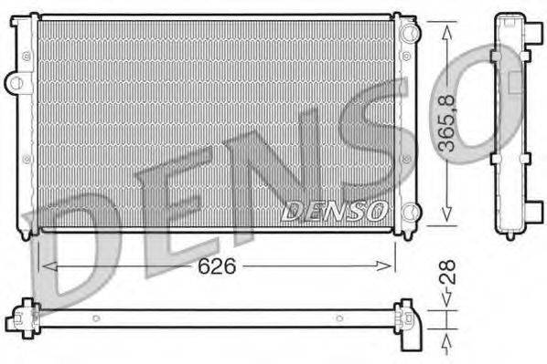 DENSO DRM32027 Радіатор, охолодження двигуна