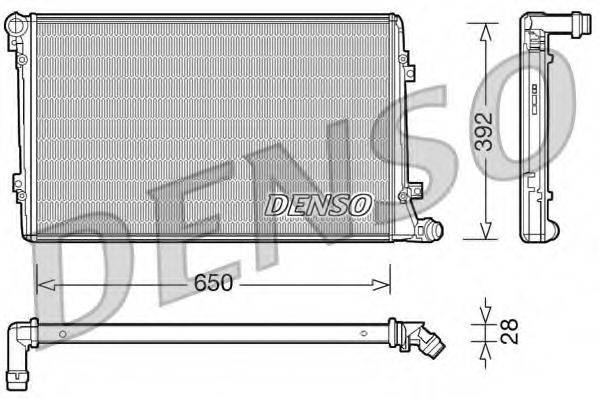 DENSO DRM32019 Радіатор, охолодження двигуна