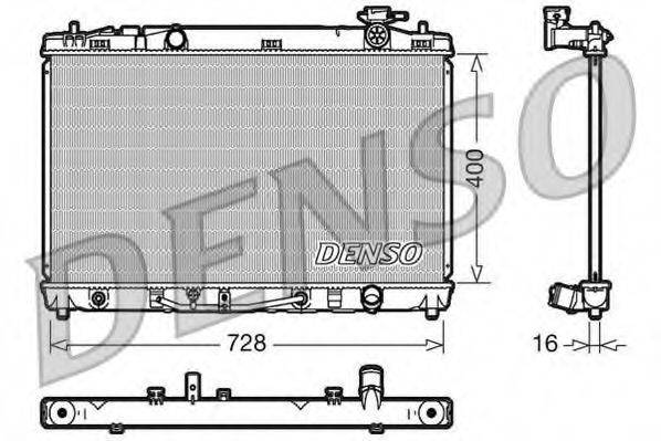 DENSO DRM50041 Радіатор, охолодження двигуна