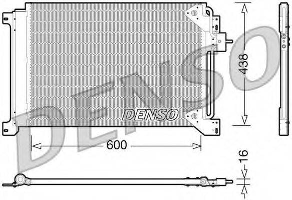 DENSO DCN12004 Конденсатор, кондиціонер