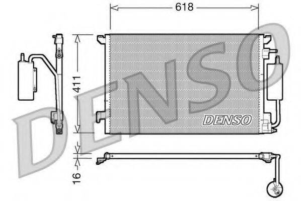 DENSO DCN20028 Конденсатор, кондиціонер