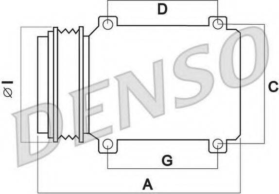 DENSO DCP01002 Компресор, кондиціонер