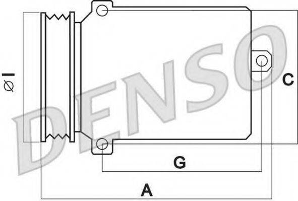 DENSO DCP05020 Компресор, кондиціонер