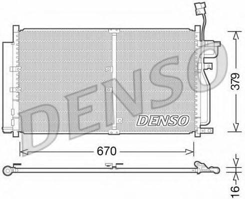 DENSO DCN15003 Конденсатор, кондиціонер