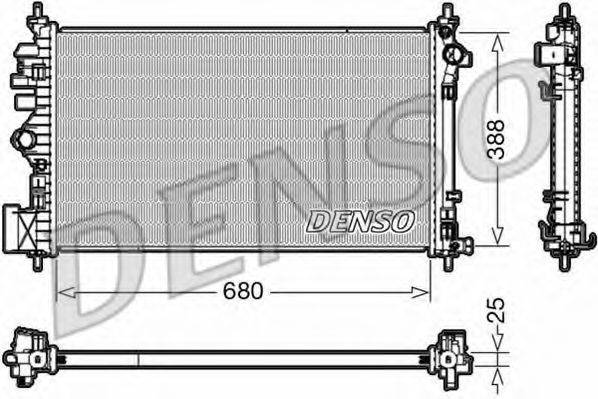 DENSO DRM20107 Радіатор, охолодження двигуна