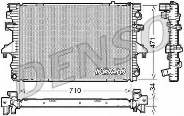 DENSO DRM32040 Радіатор, охолодження двигуна