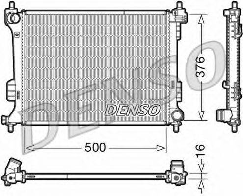 DENSO DRM41010 Радіатор, охолодження двигуна