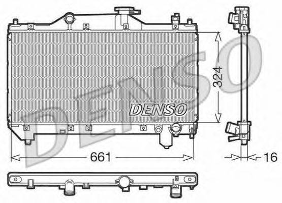 DENSO DRM50031 Радіатор, охолодження двигуна