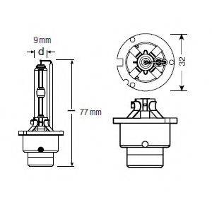 OSRAM 66240XNB Лампа розжарювання, фара далекого світла; Лампа розжарювання, основна фара; Лампа розжарювання, основна фара; Лампа розжарювання, фара далекого світла