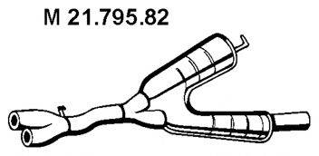 EBERSPACHER 2179582 Середній глушник вихлопних газів