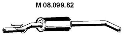 EBERSPACHER 0809982 Середній глушник вихлопних газів