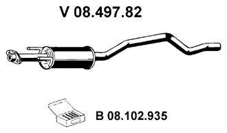 EBERSPACHER 0849782 Передглушувач вихлопних газів