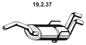 EBERSPACHER 19237 Глушник вихлопних газів кінцевий