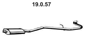 EBERSPACHER 19057 Середній глушник вихлопних газів