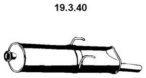 EBERSPACHER 19340 Глушник вихлопних газів кінцевий