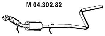 EBERSPACHER 0430282 Середній глушник вихлопних газів