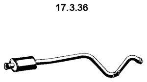 EBERSPACHER 17336 Передглушувач вихлопних газів