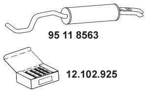 EBERSPACHER 95118563 Глушник вихлопних газів кінцевий