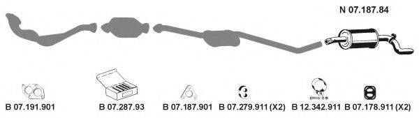 EBERSPACHER 072043 Система випуску ОГ