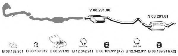 EBERSPACHER 082279 Система випуску ОГ