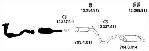 EBERSPACHER AP1136 Система випуску ОГ