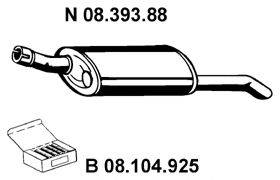 EBERSPACHER 0839388 Глушник вихлопних газів кінцевий