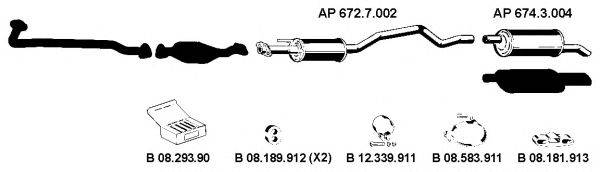 EBERSPACHER AP2185 Система випуску ОГ