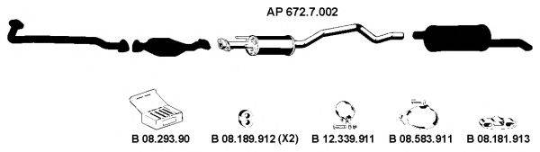 EBERSPACHER AP2186 Система випуску ОГ