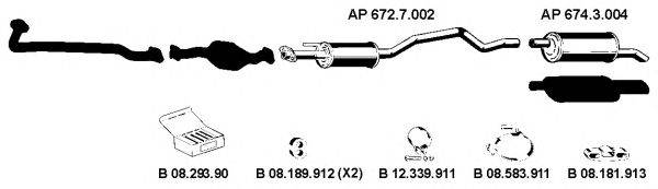 EBERSPACHER AP2189 Система випуску ОГ