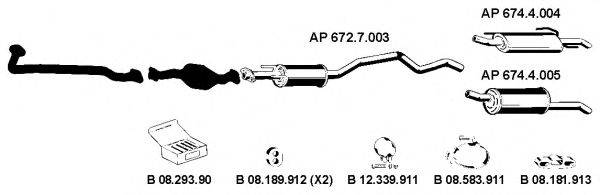 EBERSPACHER AP2192 Система випуску ОГ