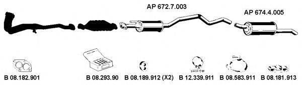 EBERSPACHER AP2209 Система випуску ОГ