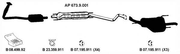 EBERSPACHER AP2312 Система випуску ОГ