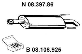 EBERSPACHER 0839786 Глушник вихлопних газів кінцевий