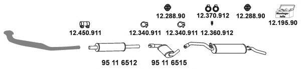 EBERSPACHER 12283 Система випуску ОГ