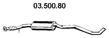 EBERSPACHER 0350080 Середній глушник вихлопних газів