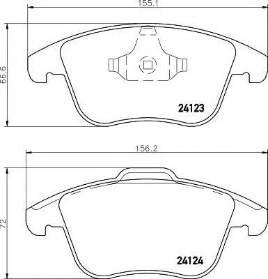 MINTEX MDK0234 Комплект гальм, дисковий гальмівний механізм