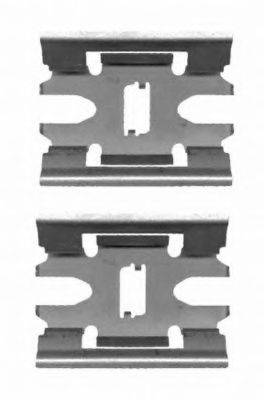 MINTEX MBA1663 Комплектуючі, колодки дискового гальма