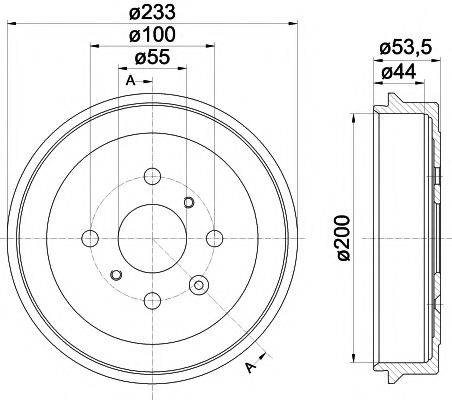 MINTEX MBD303 Гальмівний барабан