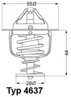 WAHLER 463782D Термостат, охолоджуюча рідина