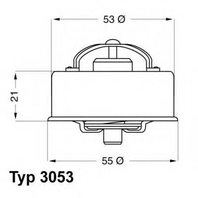 WAHLER 305375 Термостат, охолоджуюча рідина