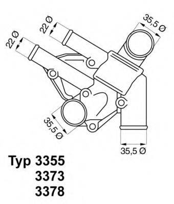 WAHLER 335580D Термостат, охолоджуюча рідина