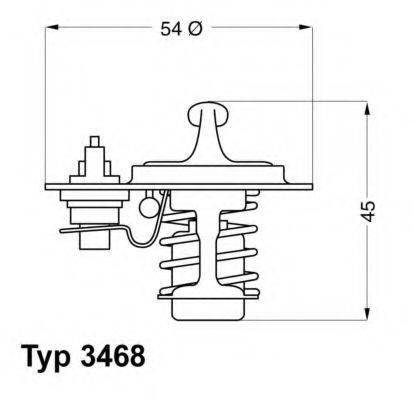 WAHLER 346888D Термостат, охолоджуюча рідина